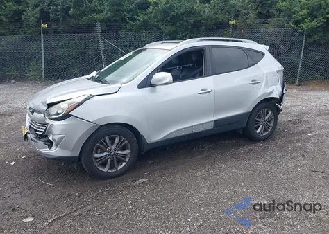 2014 Hyundai Tucson Se from USA, damaged, VIN KM8JU3AG5EU831589